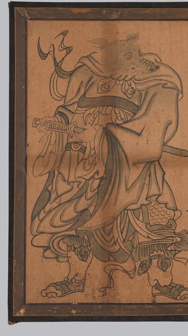 돼지띠 수호신 민화